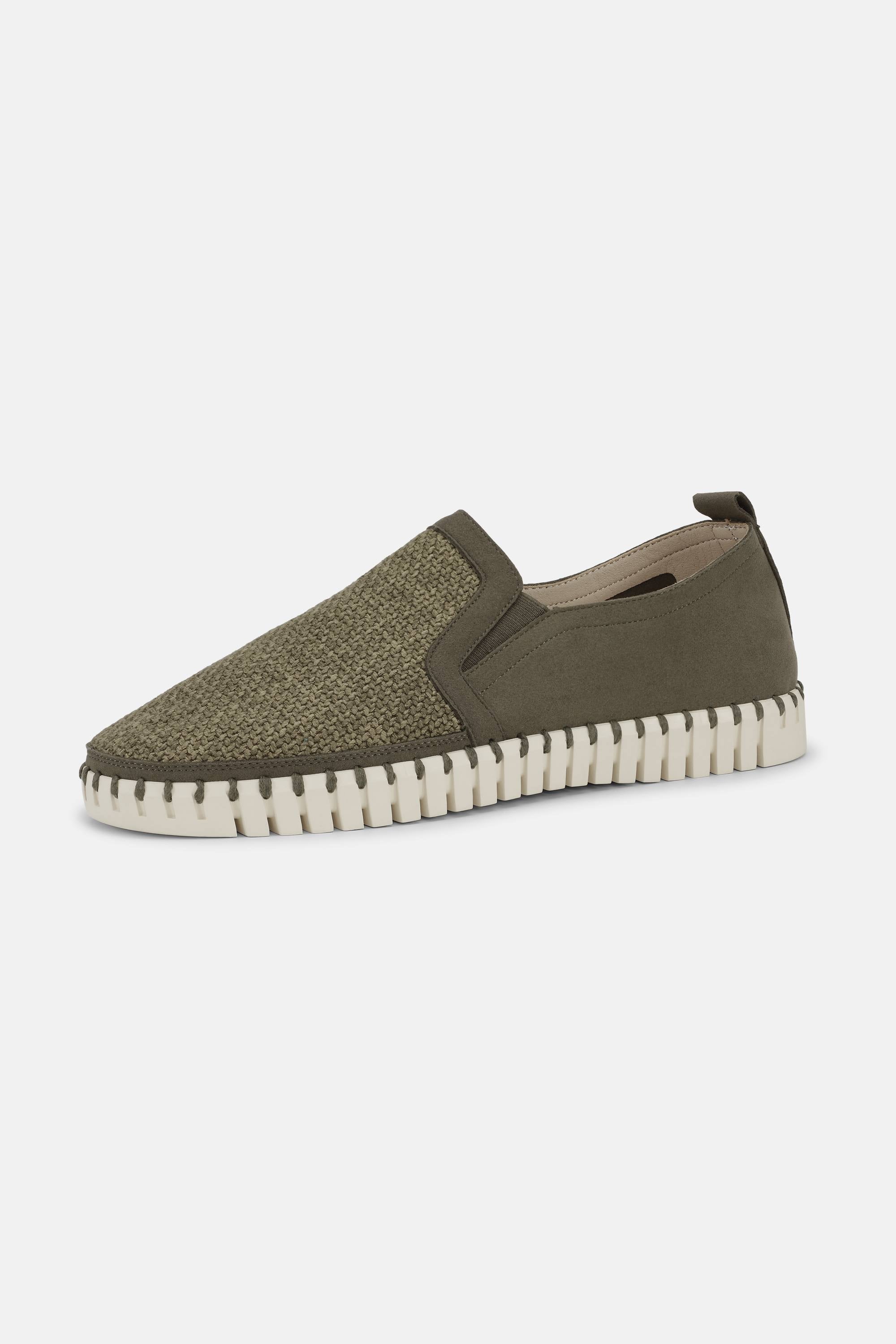 Bequeme Herrenschuhe - Deep Olive Pearled Ivory